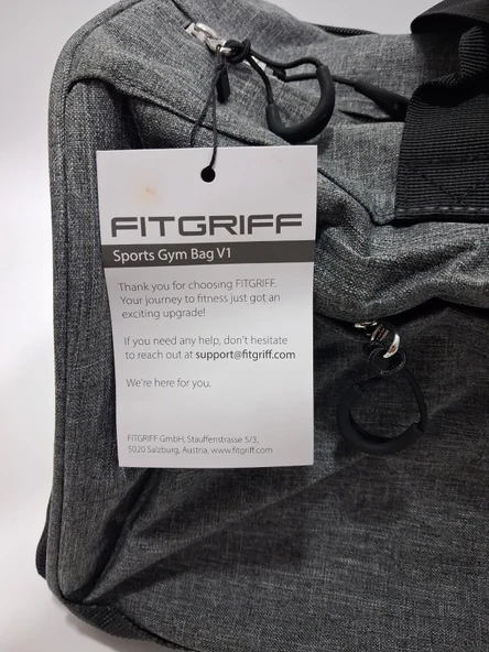 Fitgriff V1 Ayakkabı Bölmeli Spor Çantası S Beden - Resim 8