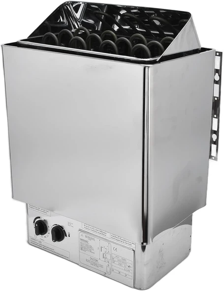 KIMISS İç Kontrollü 6kW Elektrikli Sauna Isıtıcı - Buhar odaları, Daireler, Oteller Ve Fitness Merkezleri Için Paslanmaz çelik Sauna sobası - 220V 50/60Hz - Resim 2