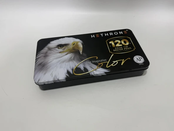 Hethrone Kaligrafi ve Boyama için Çift Uçlu Marker Seti 120 Renk - Resim 10