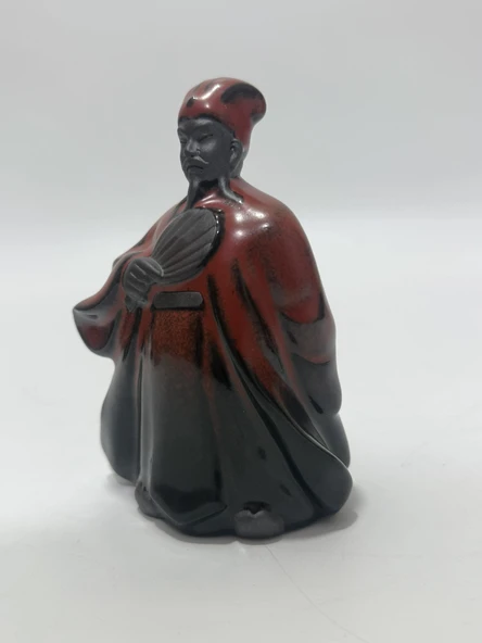 Zhuge Liang Seramik Çay Seremonisi Figürü - Resim 5