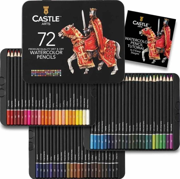 Castle Art 72’li Sulu Boya Kalem Seti ürün görseli