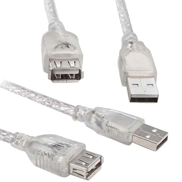 S-Link USB 2.0 Şeffaf 10 Metre Usb Uzatma Kablosu ürün görseli 1