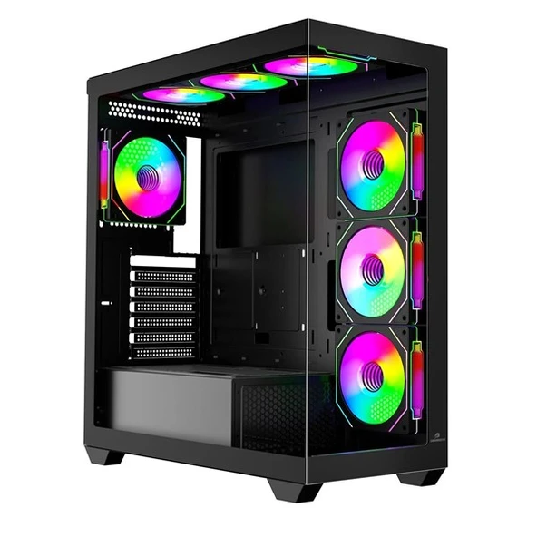 GAMEBOOSTER 750W 80+ BRONZE FALCON A750B GAMING MID-TOWER PC KASASI ürün görseli