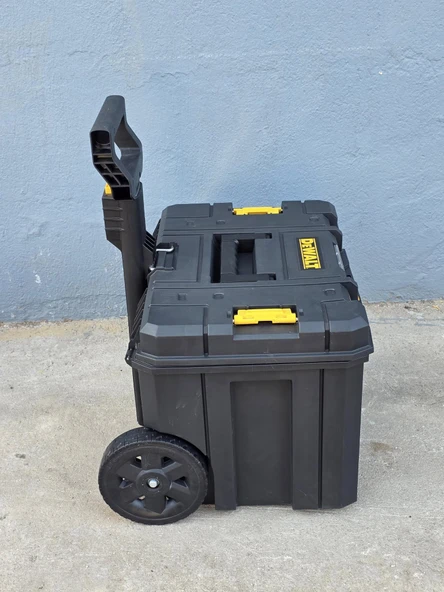 Dewalt TSTAK Ağır Hizmet Tipi Tekerlekli Derin Takım Çantası DW009 (Çıtır Darbeli) - Resim 2