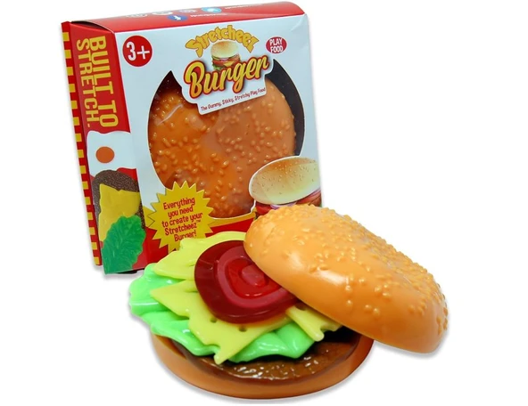 Stretcheez Burger Esnek Oyuncak Hamburger Oyun Seti ürün görseli 1
