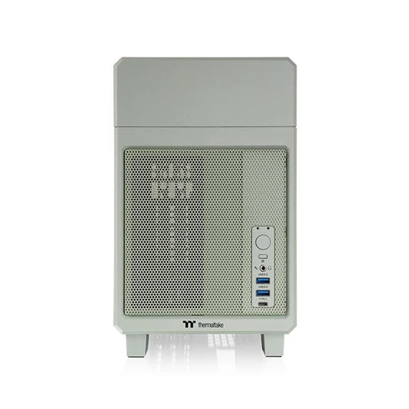 THERMALTAKE TR100 MATCHA GREEN DIJITAL EKRAN MINI-ITX PC KASASI YEŞİL - Resim 3