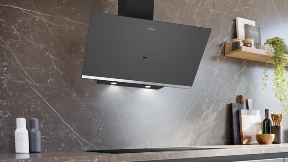 Siemens LC97KPJ70T 90 CM Duvar Tipi Davlumbaz Gri - Resim 2