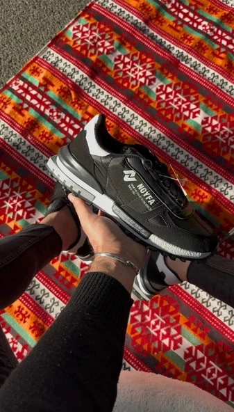 BİÇOMİ KB-N1 Kuback Siyah Günlük Erkek Ayakkabı - Resim 2