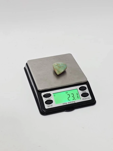 Doğal İran Nişabur Firuze (Turkuaz) Taşı 23,1 Karat - 4,60 Gram - Resim 6