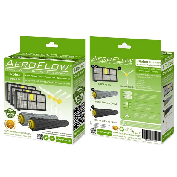 iRobot İle Uyumlu Aeroforce Roomba 800 850 860 866 870 890 900 960 Robot Süpürge Yenileme Seti - Resim 2