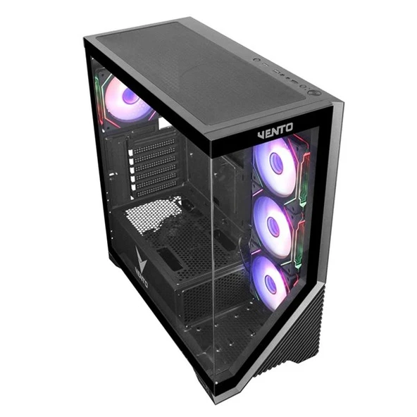 VENTO 750W 80+ BRONZE VG4202FLA Gaming E-ATX PC Kasası 360mm Soğutma Desteği - Resim 2