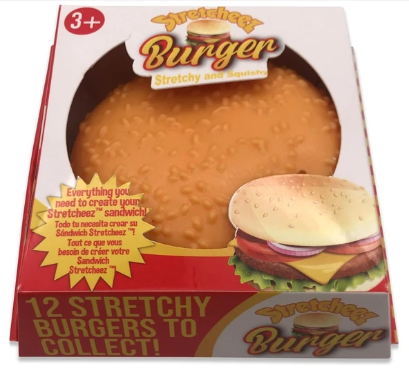 Stretcheez Burger Esnek Oyuncak Hamburger Oyun Seti - Resim 3