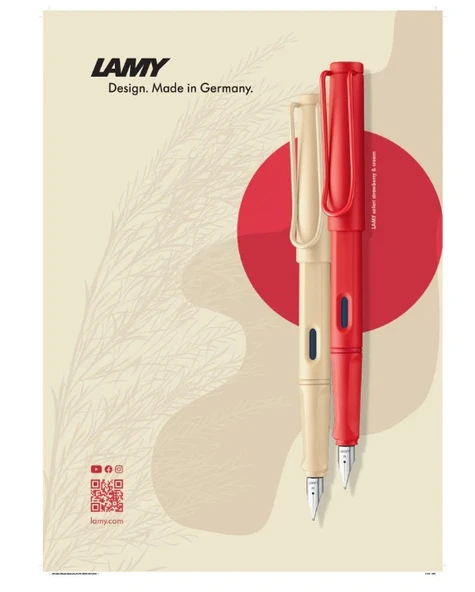 Lamy Safari Krem Dolma Kalem 1236337 (2022 Özel Seri) - Resim 2