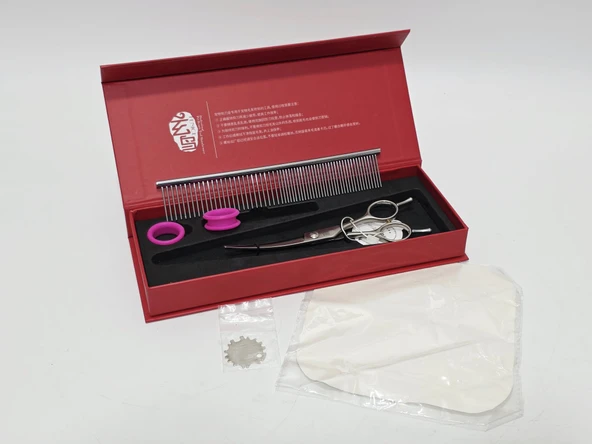 Fenice FEHD-60Q 45° Kavisli Pet Kuaför Makası - Resim 4