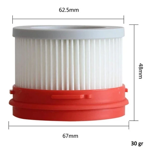 Xiaomi İle Uyumlu Dreame V9 V9B V10 Şarjlı Dik Süpürge Hepa Filtre - Resim 4