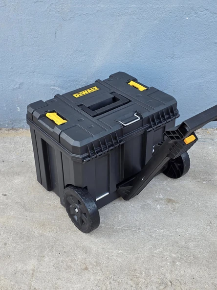 Dewalt TSTAK Ağır Hizmet Tipi Tekerlekli Derin Takım Çantası DW010 (Çıtır Darbeli) - Resim 3