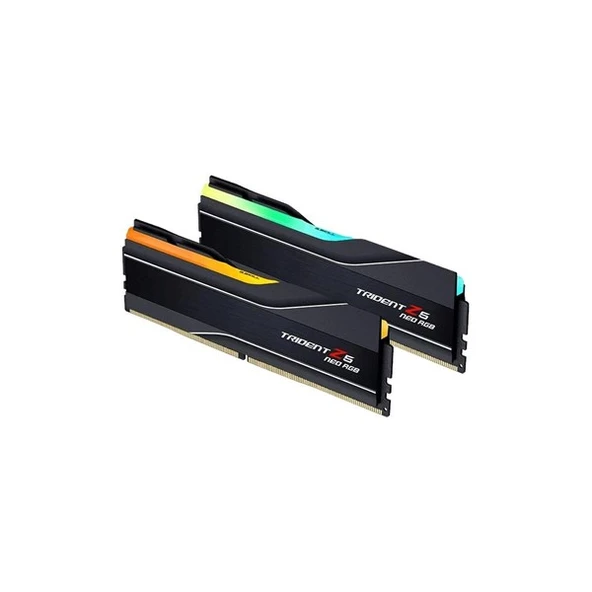 GSKILL 96GB (2X 48GB) DDR5 6000MHZ CL30 RGB DUAL KIT PC RAM TRIDENT Z5 NEO F5-6000J3036F48GX2-TZ5NR ürün görseli
