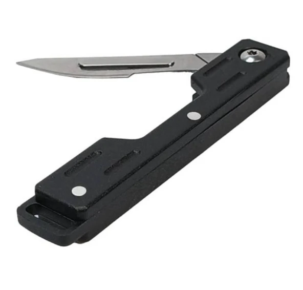 Katlanabilir Mini Neşter 24 Numara (10 Adet Yedek Bıçaklı) - Resim 3