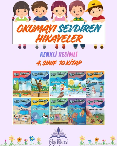 4.Sınıf Okumayı Sevdiren Renkli Resimli Hikayeler 2 - 10 Kitap ürün görseli 1