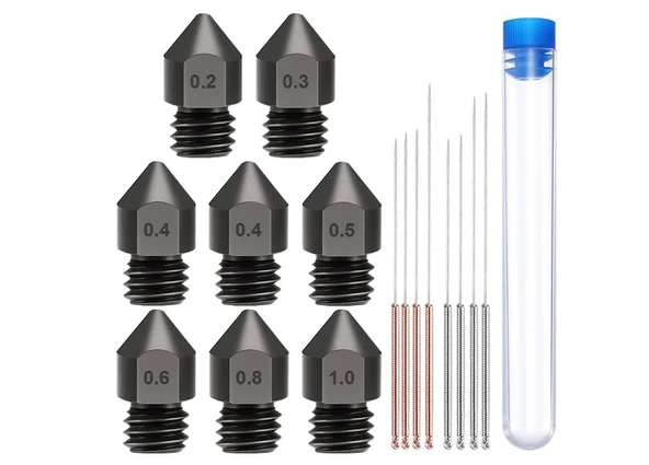 Ender 3 5 Nozzle ve Temizleme Seti 16 Parça ürün görseli