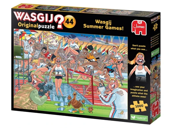 Jumbo Wasgij Summer Games Puzzle 1000 Parça - Ters Mantık Yapboz - Resim 4