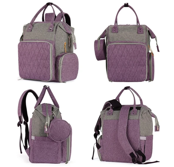 Çok Amaçlı Organizer Örgü Çantası - Resim 2