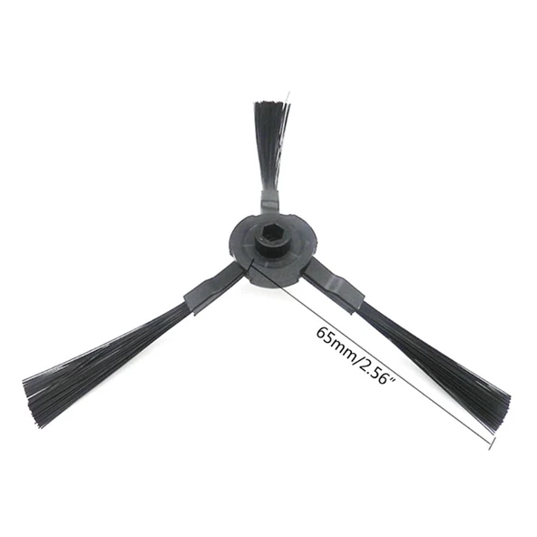 iLife İle Uyumlu A4 - A4S - A6 - T4 - V3 - V3+ - V3S Pro - V4 Robot Süpürge Yan Fırça 2'li Paket - Resim 3