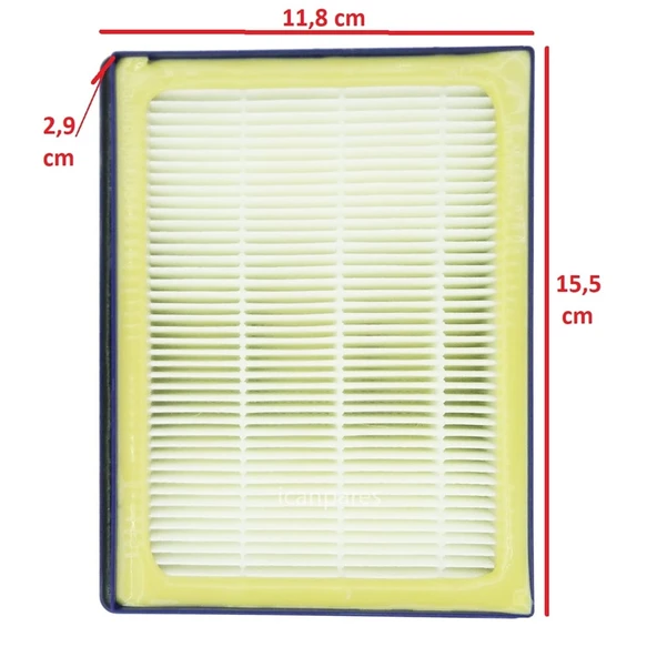 Nilfisk İle Uyumlu Elite Power Energy Eco Special P10 P12 WCO13P08A1 Allergy Elektrikli Süpürge Hepa Filtre - Resim 3