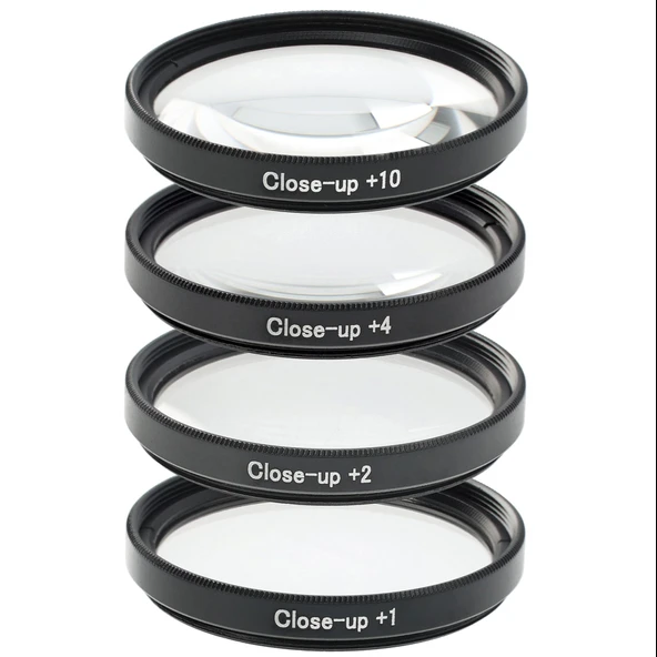 Ayex 77mm Close-Up Filtre Seti 4’lü (+1, +2, +4, +10) Optik Cam, Metal Çerçeve, Taşıma Çantalı - Resim 7