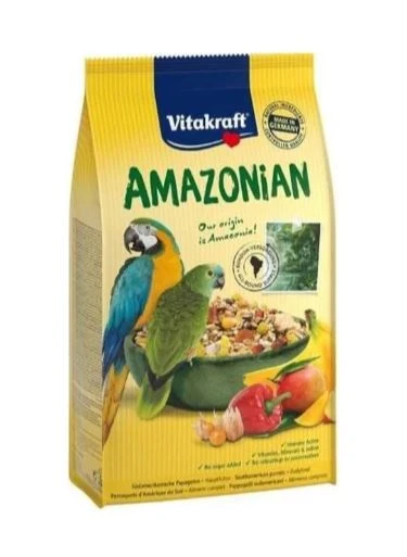 Vitakraft Amazon Afrika Ve Gri Papağan Yemi 750 Gr x 5 Adet ürün görseli