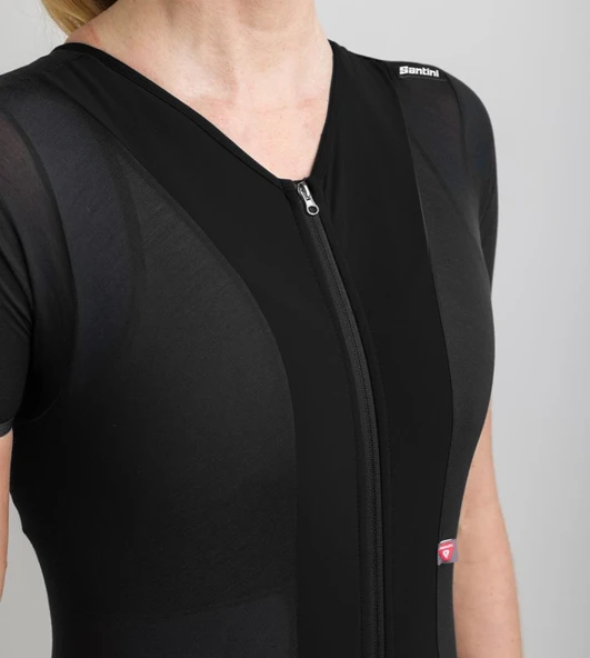 Santini VEGA DRY Kısa Kollu Kışlık Kadın Su Geçirmez Bisiklet Taytı 3W1182C3WVEGADRY - Resim 9