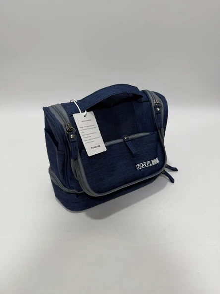 Fandare Kuru ve Islak Ayırma Kozmetik Seyahat Çantası - Resim 3