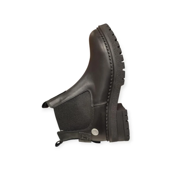 MAMMAMİA D25KB-1625 KISA TOPUK KAYMAZ CHELSİ DERİ KADIN BOT - Resim 7