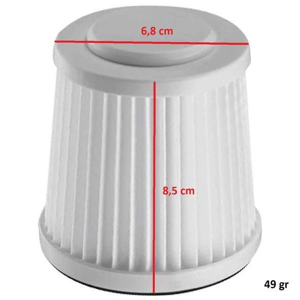 Black & Decker İle Uyumlu 90529367 FHV1200 PAD 1200 PD 1080 Elektrikli Süpürge Hepa Filtre - Resim 3