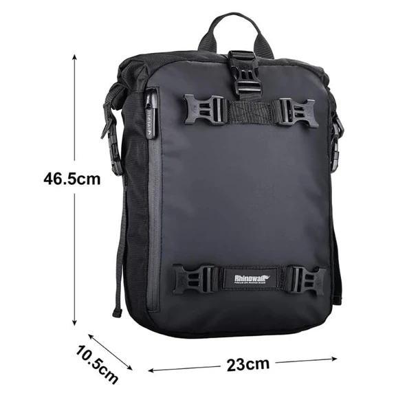 Rhinowalk Mt21610 Motosiklet Koltuk Çantası Siyah 10L - Resim 5