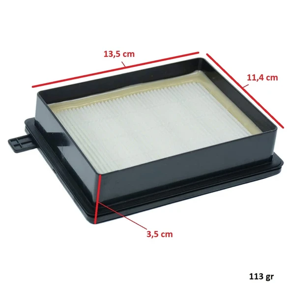 Arçelik İle Uyumlu 9178005623 S 7534A S 7534F Elektrikli Süpürge Hepa Filtre - Resim 3