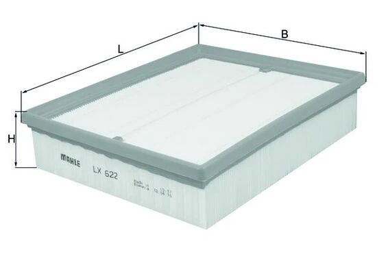 MAHLE LX622 HAVA FILTRESI AUDI A4 B5 A6 C5 SKODA SUPERB I VW PASSAT B5 . BMW M60 M62 E34 E39 E32 E38 E53 058133843-13711736675 ürün görseli 1