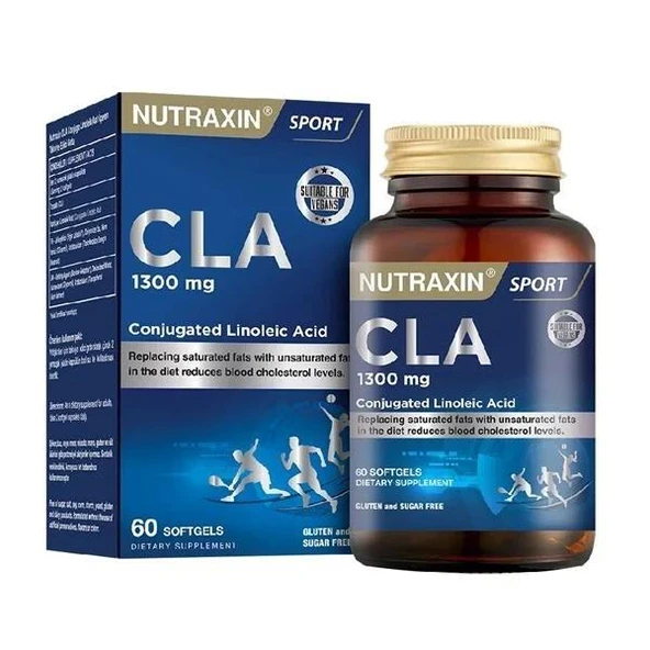 Nutraxin Sport CLA 1300 mg 60 Kapsül - Resim 2