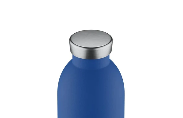 24Bottles Clima Bottle Gold Blue Paslanmaz Çelik Termos 500ml - Resim 2