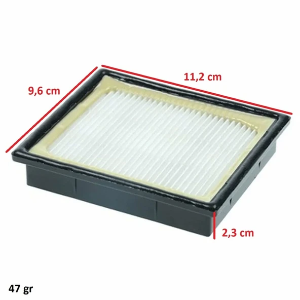 Nilfisk İle Uyumlu Coupe Neo Energy Xtra One White WB10P05A Elektrikli Süpürge Hepa Filtre - Resim 3