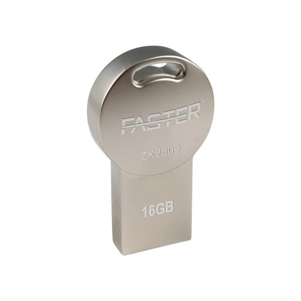Faster 16 GB Dusl Serisi USB 3.0 Yüksek Hızlı Metal Flash Bellek - Resim 3