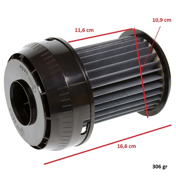 Bosch İle Uyumlu 649841 62232 BGS6PRO2 Roxx'x BGS6225GB BGS6SIL1 Elektrikli Süpürge Silindir Filtre - Resim 4