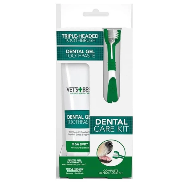 Vets Best Köpekler İçin Ağız Diş Bakım Seti ürün görseli