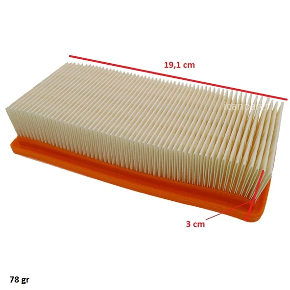 Karcher İle Uyumlu 6.414-631.0 DS 5500 5600 5800 6000 K 5500 Elektrikli Süpürge Panel Hepa Filtre - Resim 6