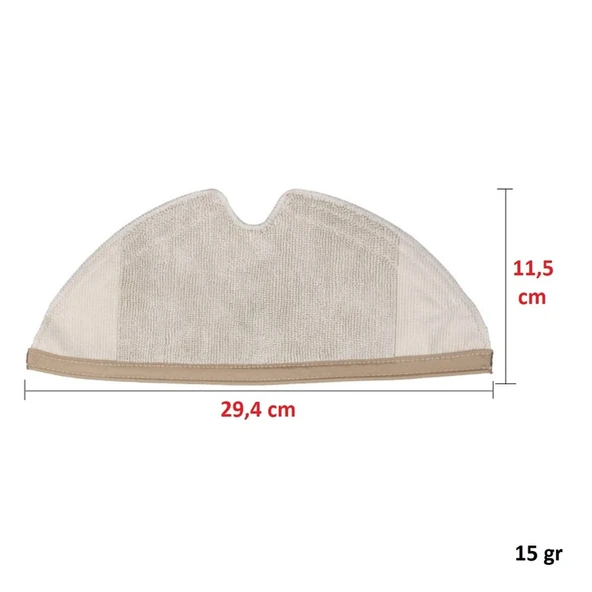 Roborock İle Uyumlu S5 S50 S51 S55 S6 S60 S65 S6 MaxV Pure Akıllı Robot Süpürge Paspası - Resim 6