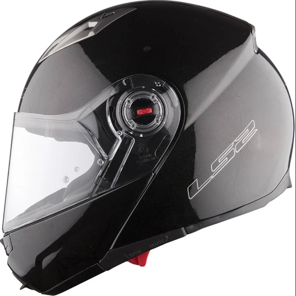 LS2 FF370 Çene Açılır Motosiklet Kaskı Siyah M Beden ürün görseli