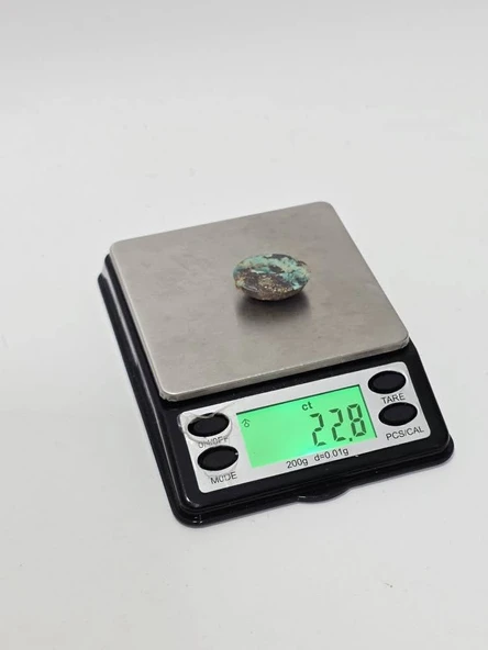 Doğal İran Nişabur Firuze (Turkuaz) Taşı 22,8 Karat - 4,55 Gram - Resim 7