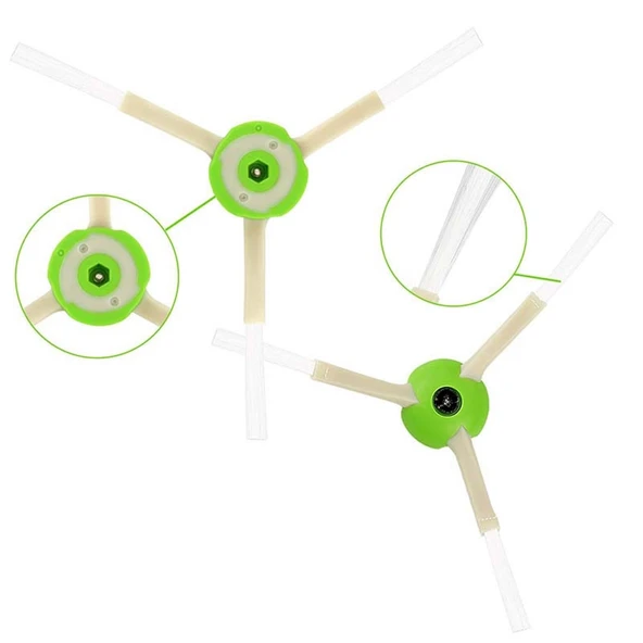 iRobot İle Uyumlu Roomba i Serisi - i7 - i7 Plus Yan Fırça 3'lü Paket - Resim 3