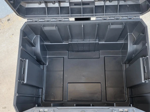 Dewalt TSTAK Ağır Hizmet Tipi Tekerlekli Derin Takım Çantası DW010 (Çıtır Darbeli) - Resim 7