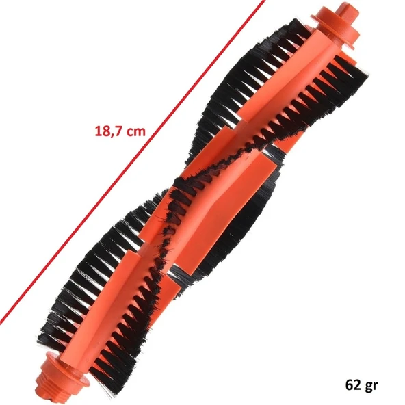 Viomi İle Uyumlu Mijia STYJ02YM V2 Pro V3 SE Süpürge Ana Fırça Turuncu - Resim 3